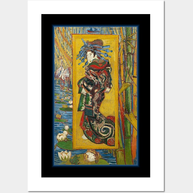 Courtesan Van Gogh Japanese Art Impressionist Painting Japan Wall Art by twizzler3b